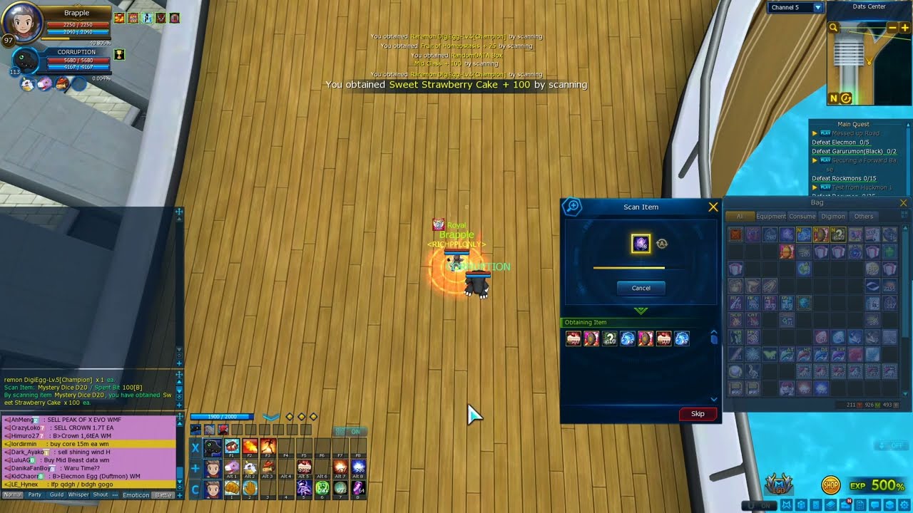 OPENING 55 MYSTERY DICE D20 BOXES!!! CAN WE GET EXAMON X AGAIN?! - DIGIMON MASTERS ONLINE