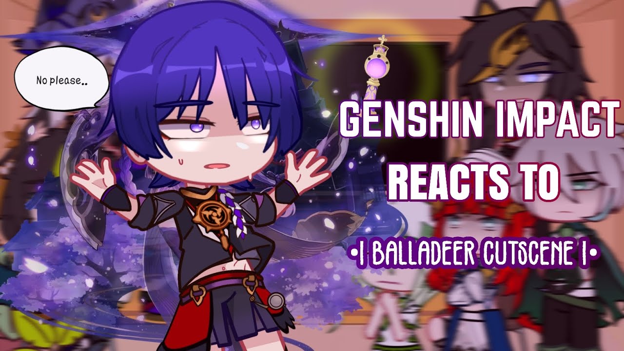 💜✨ Реакция Genshin Impact на заставки из Scaramouche 3.2 || Gacha Club || Genshin Impact