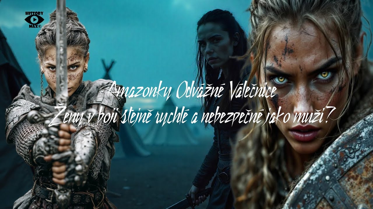 Amazonky odv&aacute;žn&eacute; v&aacute;lečnice: Ženy v boji stejně rychl&eacute; a nebezpečn&eacute; jako muži?...Dokument CZ