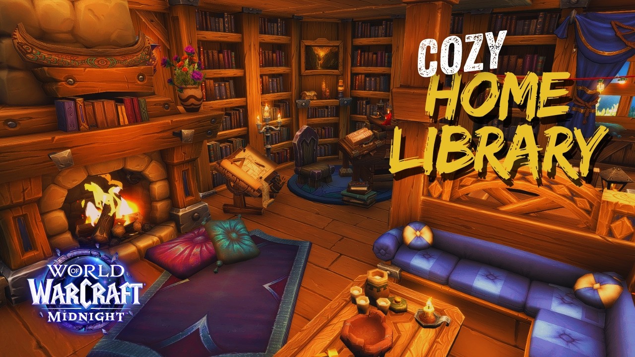 WoW Housing - Building a Home Library!