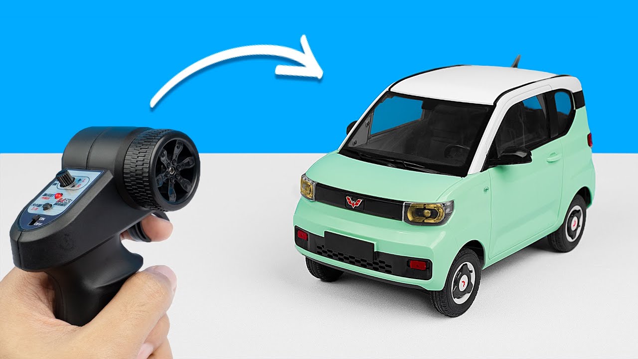 RC Mobil WULING EV MINI MIRIP ASLI Unik Berfaedah TERBARU - CXD D32