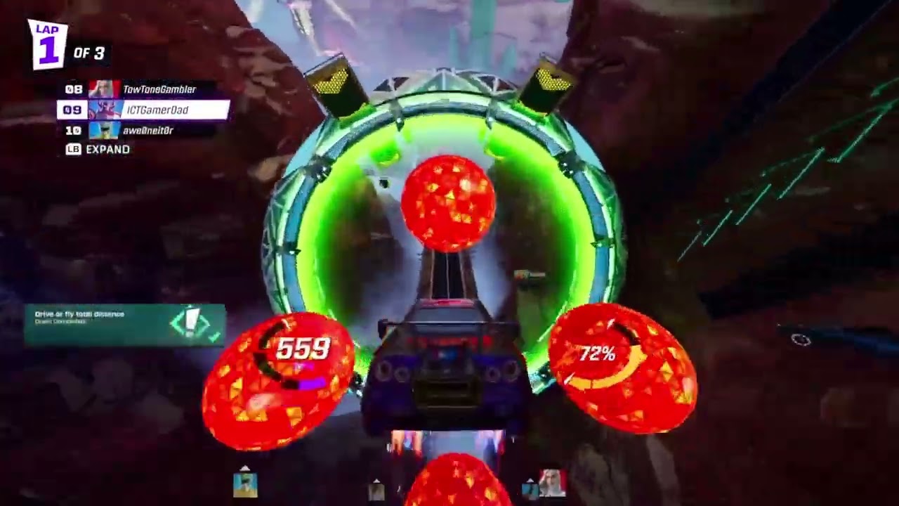I played some more Rocket Racing!