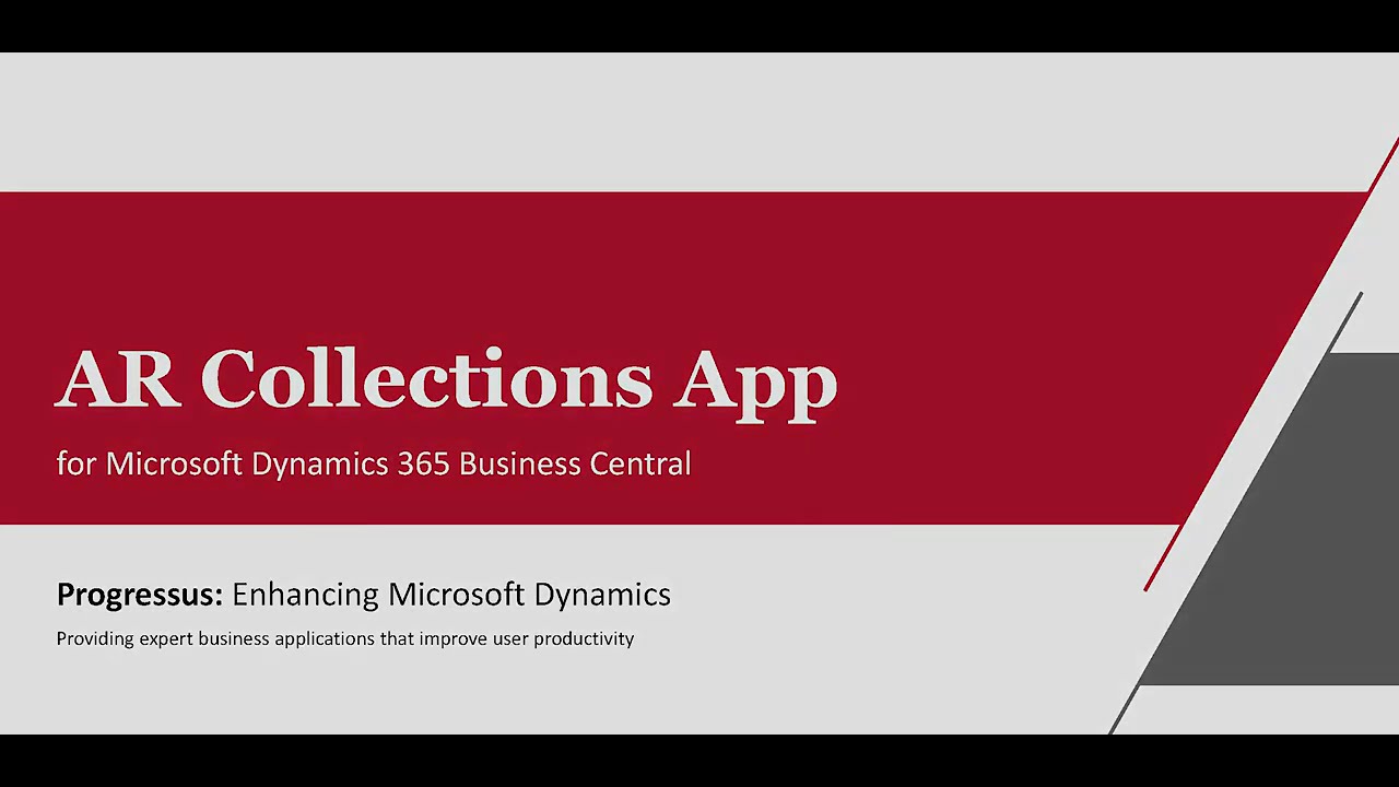 AR Collections App for Business Central