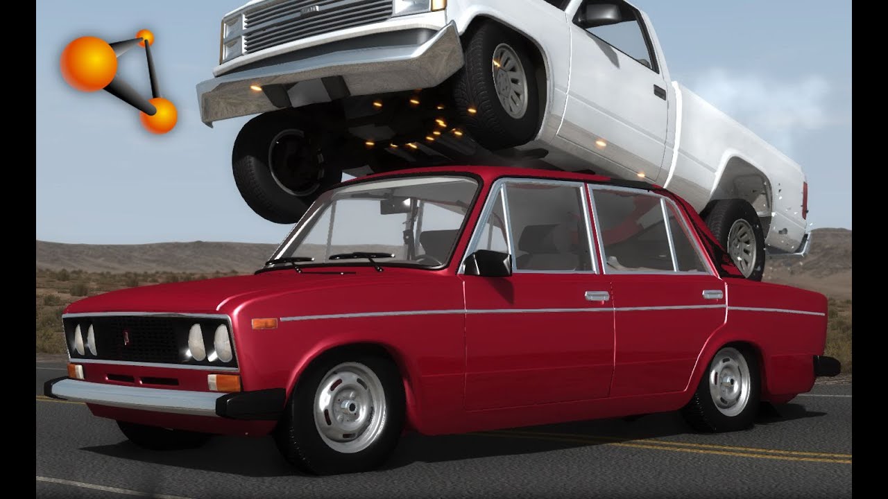 BeamNG.Drive Mod : VAZ-2106 ВАЗ Lada (Crash test)