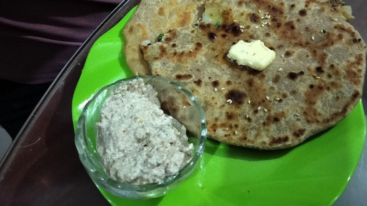 10 मिनट में बनाएं नरम और कुरकुरा आलू पराठा साथ में चट्पटी  चटनी l Dhaba Style Taste @babyjhablogs