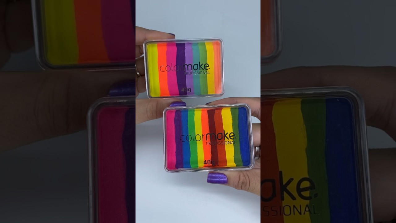 Voc&ecirc; j&aacute; conhecia o Duo Block Colormake? #colorblock #onestrokefacepainting