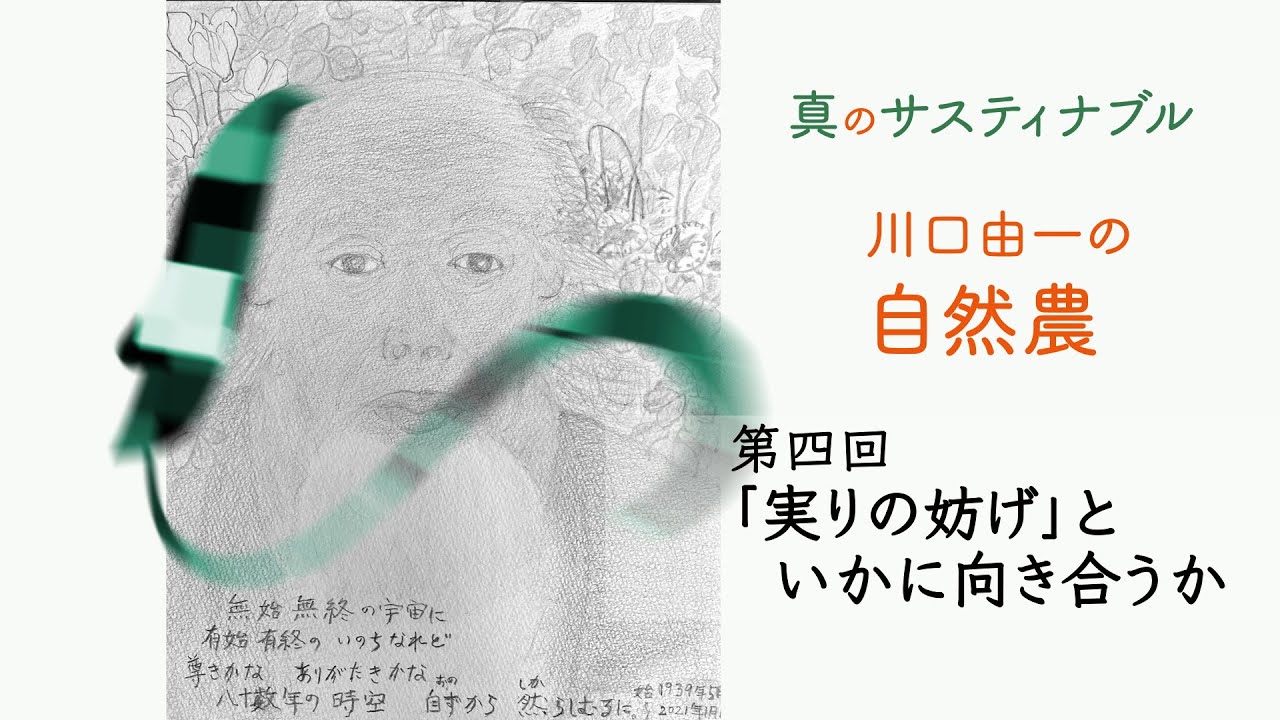 「自(おの)ずから然(しから)らしむる農」「実りの妨げといかに向き合うか」真のサスティナブル川口由一の自然農 4/6