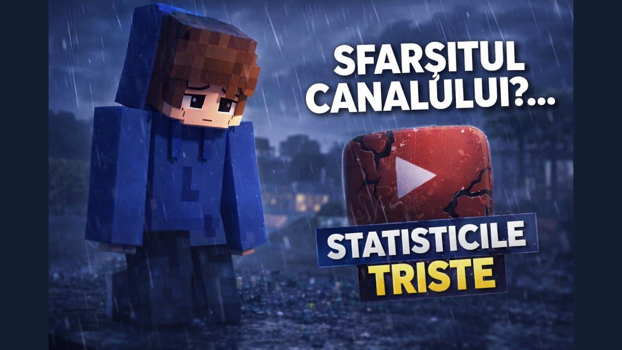 Statisticile din 2025 si imi schimb canalul de Youtube.