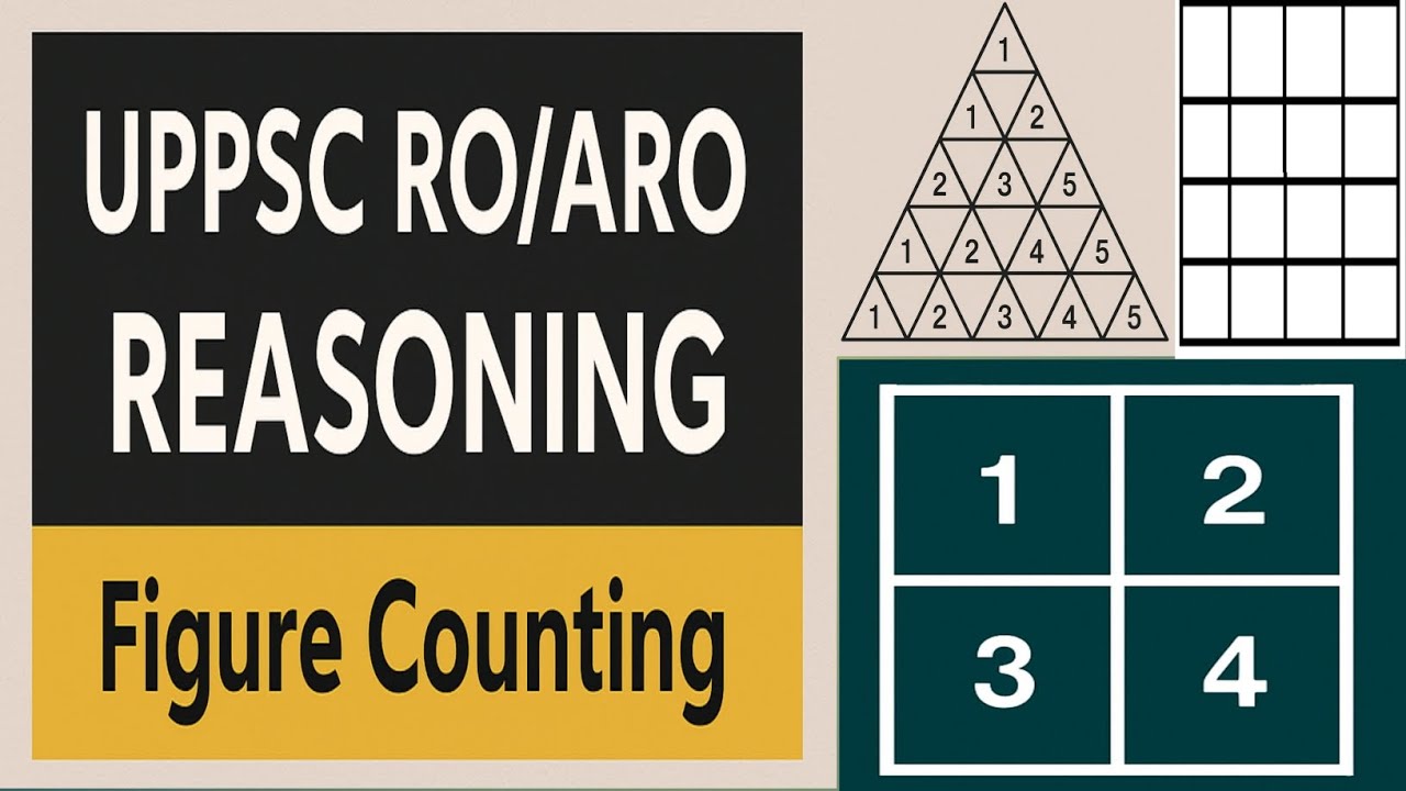 Figure Counting (আচির্ত গণন) || UPPSC RO/ARO || One Shot Video || Reasoning #roaro #uppsc #education