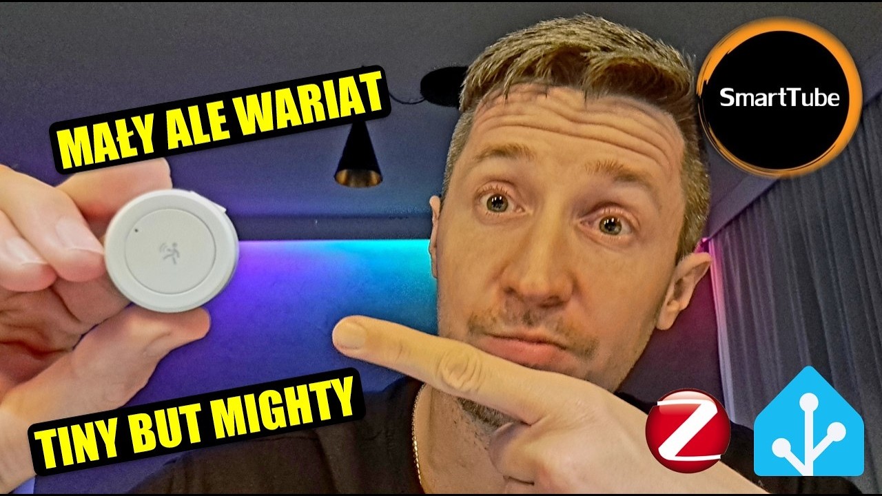 😱 Mały ALE WARIAT! Najmniejszy czujnik OBECNOŚCI Zigbee na baterię ⚡ Home Assistant Testy SmartTube