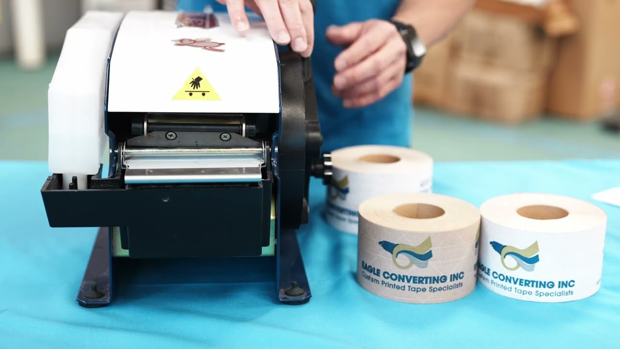 How to Use a Water Activated Tape Machine
