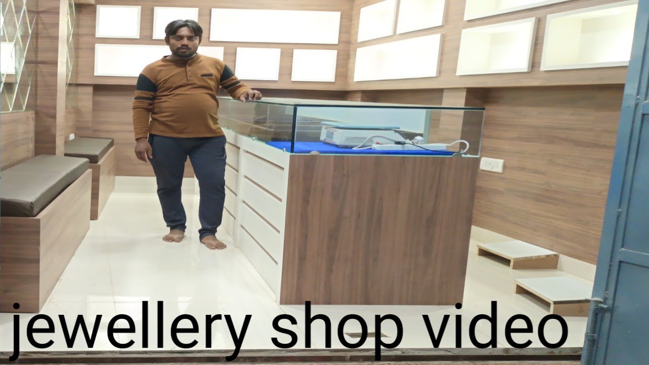 #jewelleryshop design wooden work interior decoration @gkhomefurniturewoodenwork