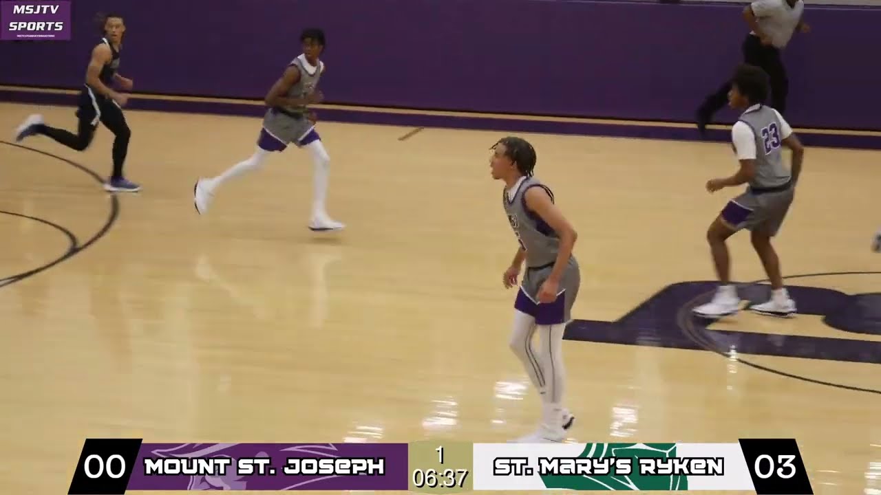 VARSITY BASKETBALL: Mount St. Joseph High School vs St. Mary's Ryken