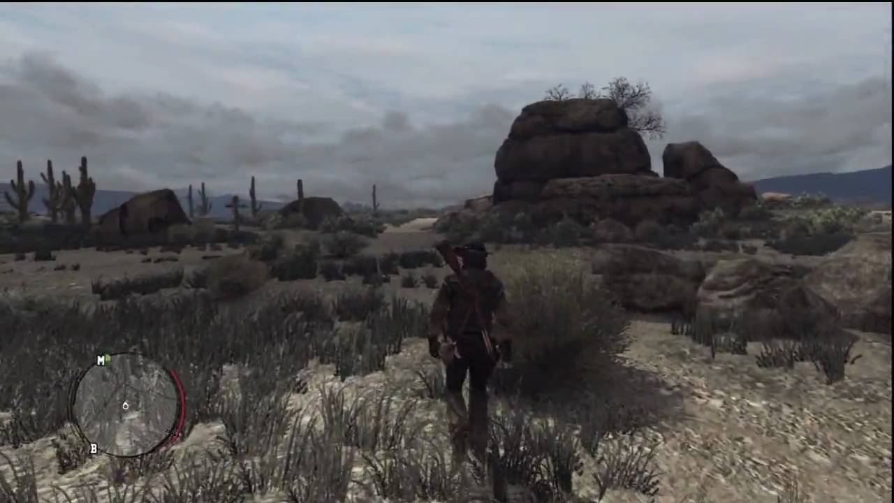 Red Dead Redemption -- Treasure Location #1 @ The Hanging Rock
