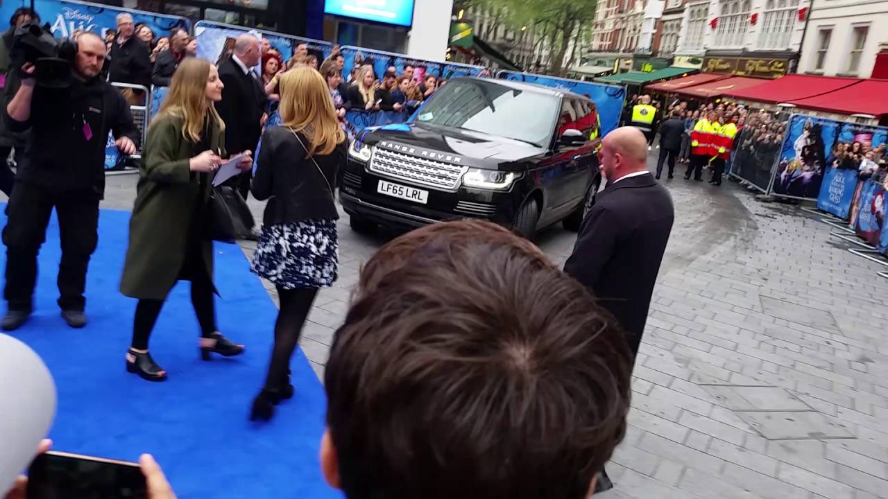 Tim Burton Arrival London Premiere Alice through the looking glass
