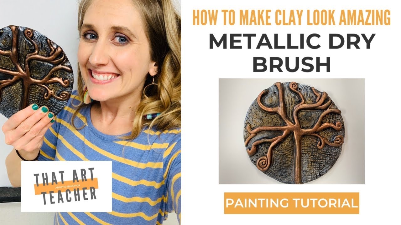 Dry Brush Painting Techniques Tutorial | How to Make Clay Look Amazing