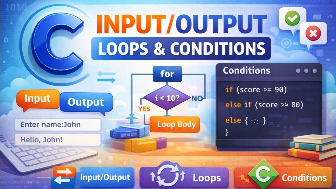 Input/Output, Conditions & Loops | Part 05