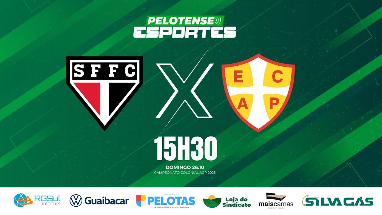 SANGA FUNDA X ARROIO DO PADRE | CAMPEONATO COLONIAL 2025 ACP | R&Aacute;DIO PELOTENSE AO VIVO | 26/10/2025