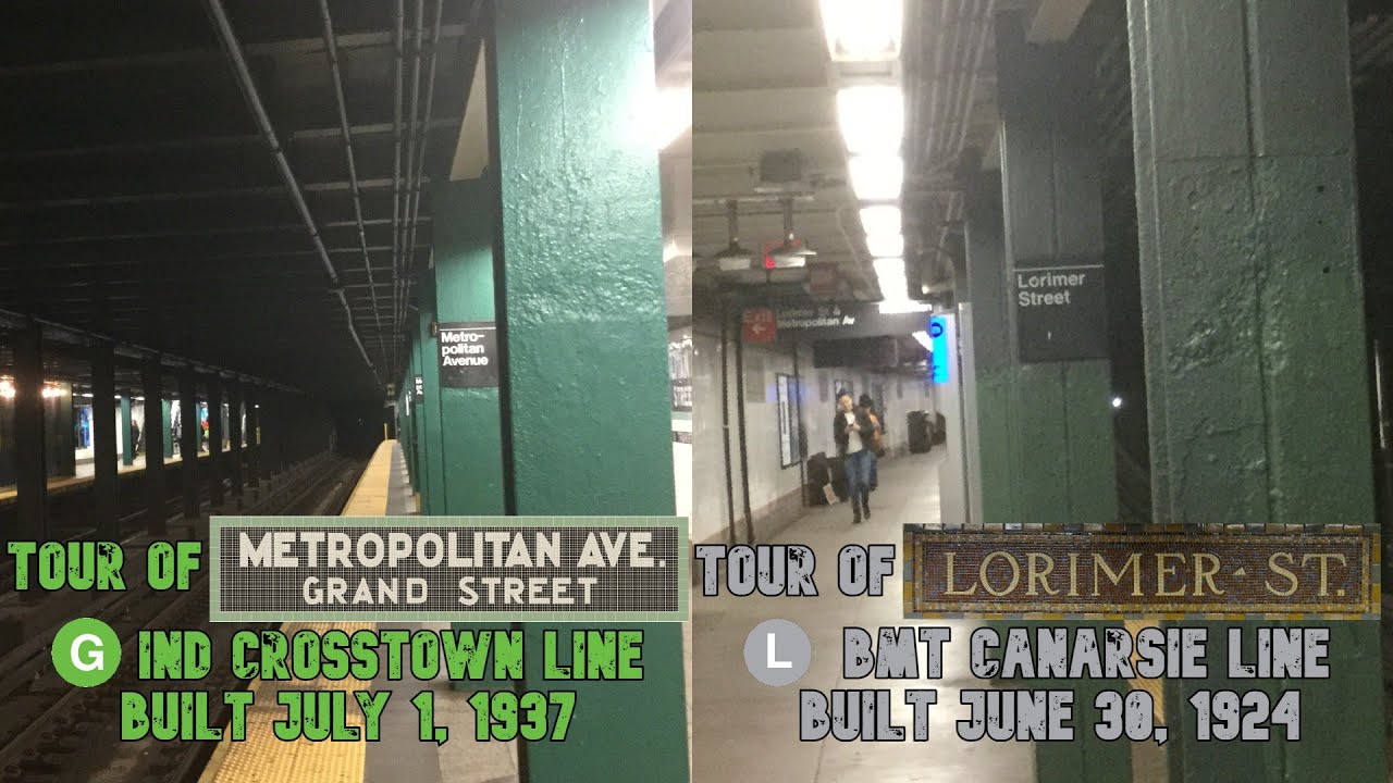NYC Subway: Tour of Metropolitan Avenue-Lorimer Street Station