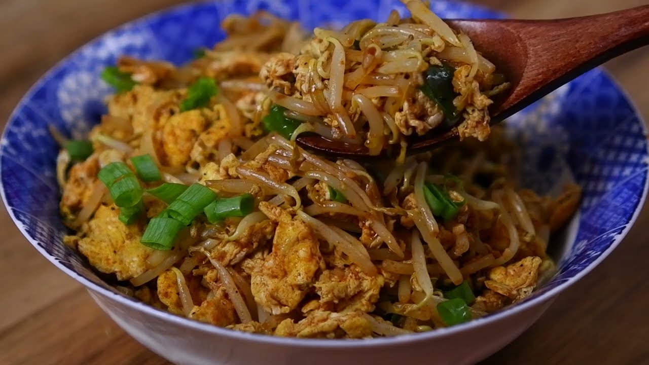 Лучший способ приготовить ростки фасоли и яйца | удивительно вкусно :: вкусная еда