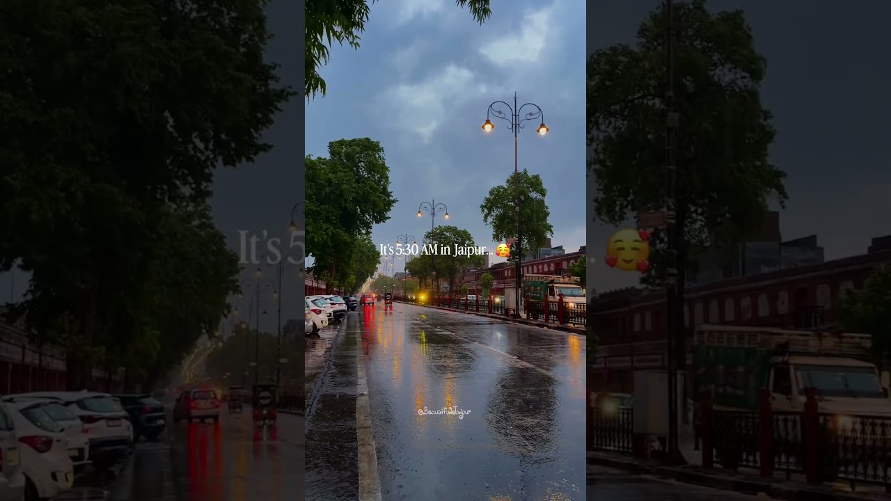 Sudden Sunday rain in Jaipur&hellip;what a weather to wake up to! 🌧️✨