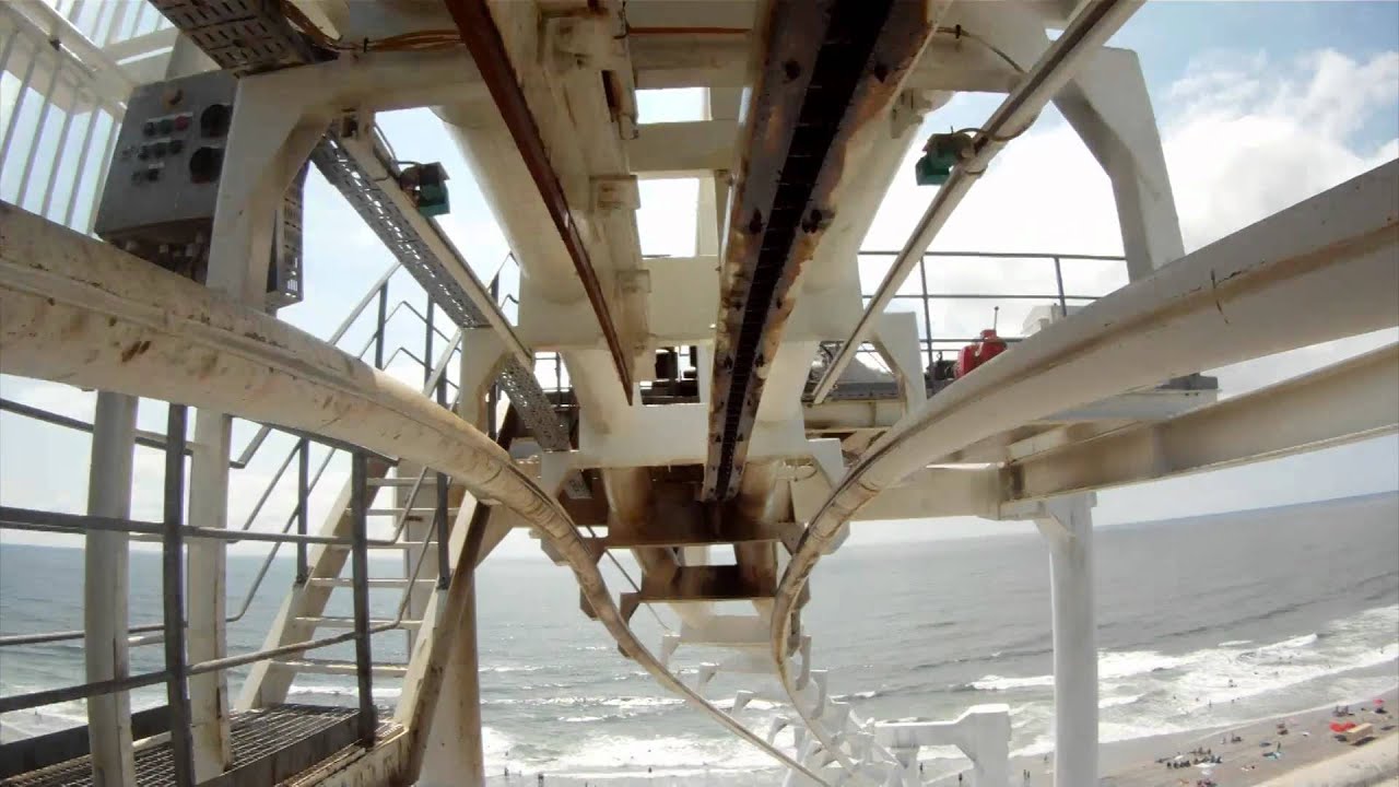 Great Noreaster POV Roller Coaster Morey's Piers Wildwood New Jersey Shore