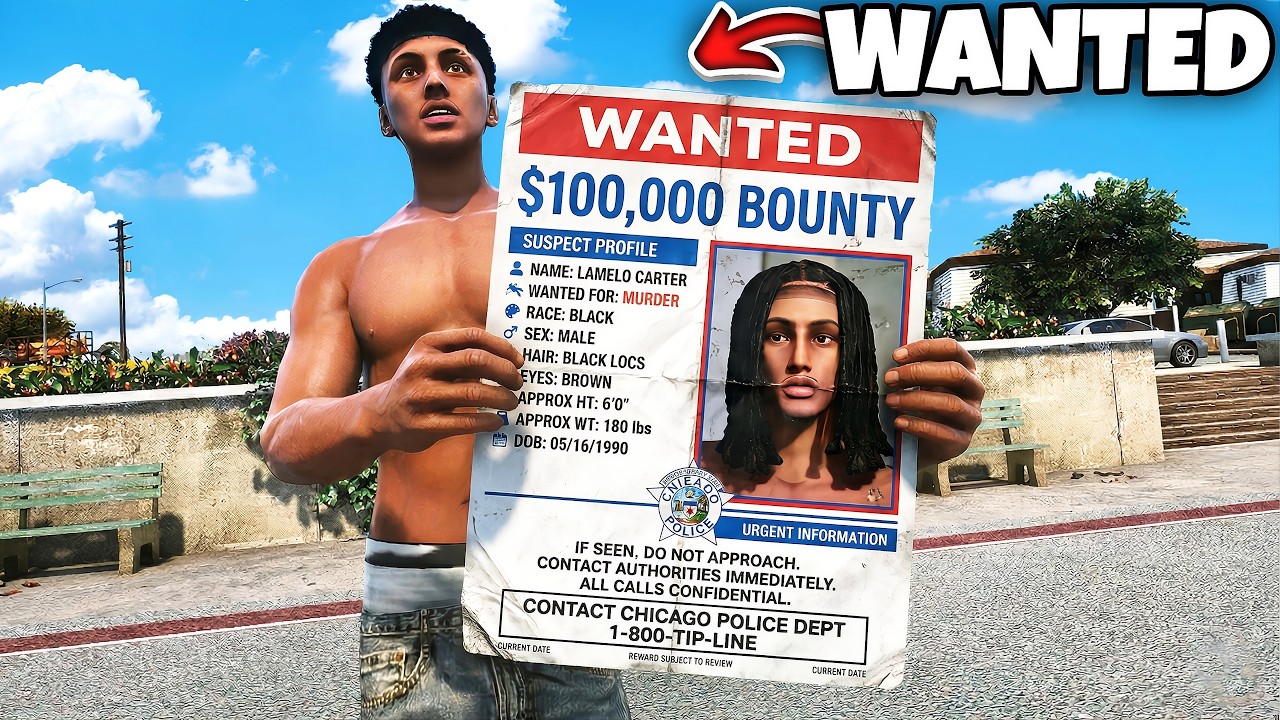 CHICAGO POLICE made me The MOST WANTED in GTA 5 RP..