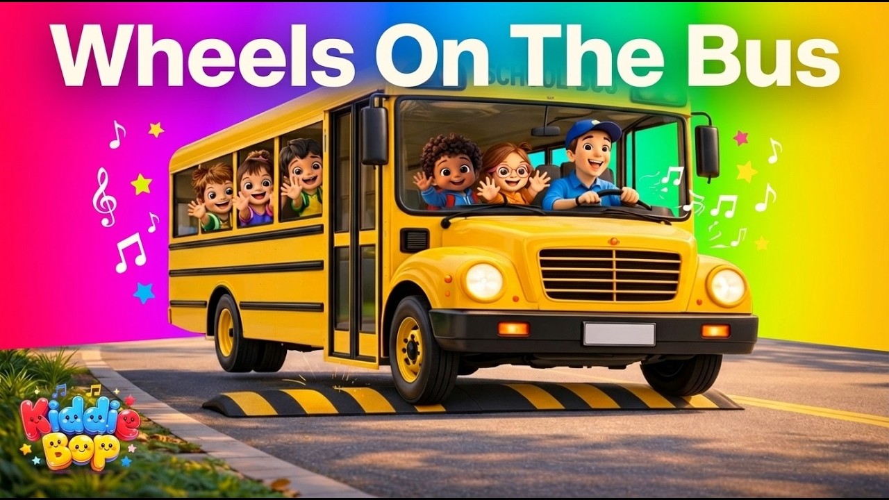 The Wheels on the Bus | Classic Nursery Rhyme Song for Kids | Sing Along