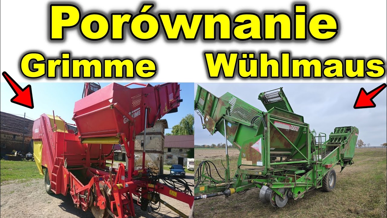 Por&oacute;wnanie naszego kombajnu Grimme 75-40 do byłego W&uuml;hlmaus 1733 | Pytanie widz&oacute;w | Kt&oacute;ry lepszy?