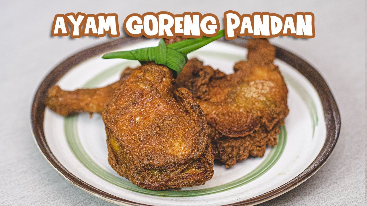 Tanpa Ungkep ! Bisa simpen di kulkas Buat Buka Puasa / Sahur ! Resep Ayam Goreng Pandan !