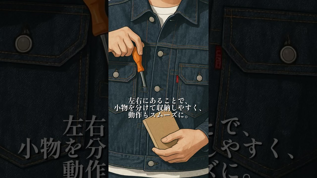 #levis#507#デニム507XXのポケットが2つになった理由は、作業着としての使いやすさを高めるため。収納力とバランスの良さが評価され、今の定番デザインになりました。