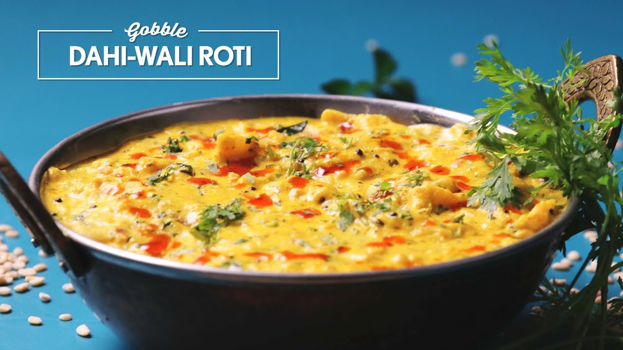 Gobble | Dahiwali Roti | LeftOver Roti Recipe