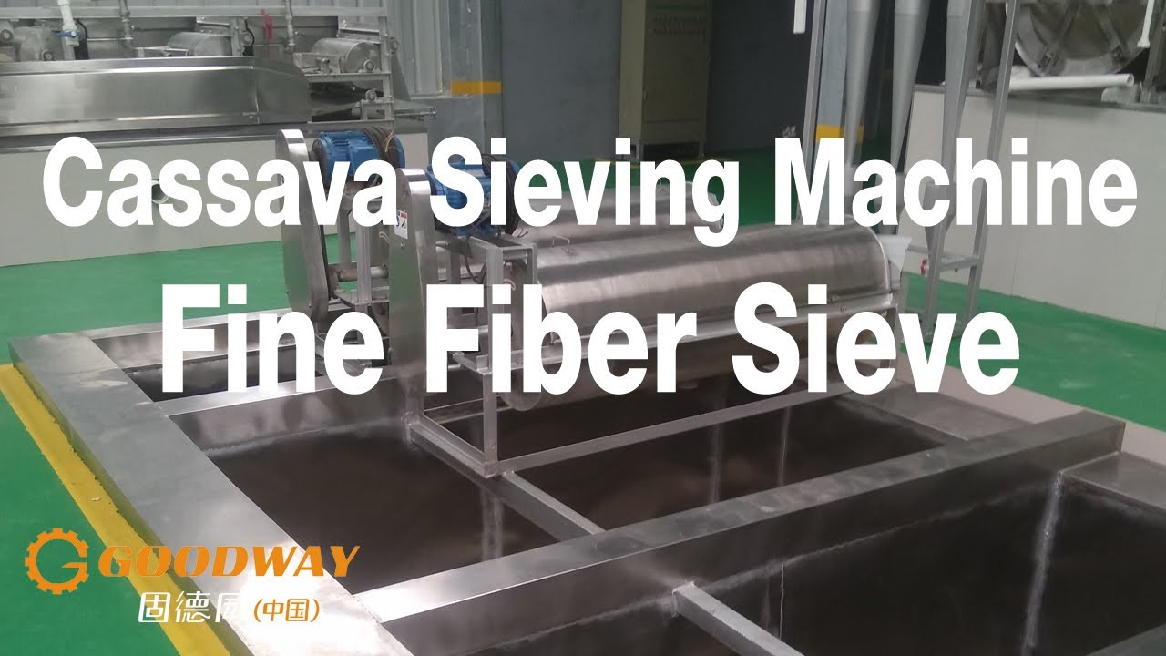 Cassava Sieving Machine - Fine Fiber Sieve