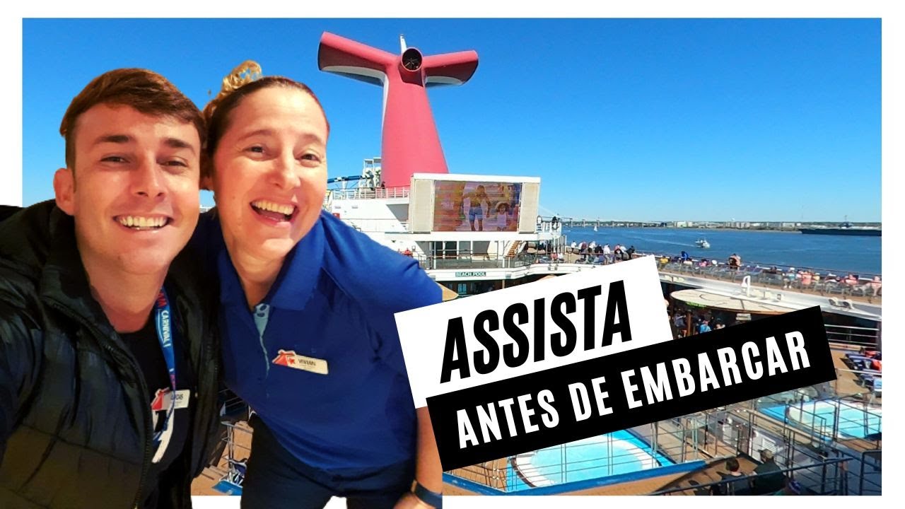 PRIMEIRO DIA trabalhando a bordo de NAVIO | Carnival Cruise Line