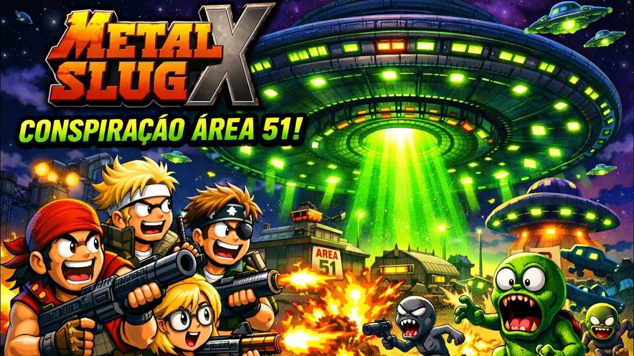 Metal Slug X - Jogando esse jogo nostálgico 💥👽👻