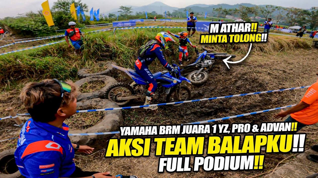 TEAM EDAN BRAP !! SABET SMUA PODIUM, KELAS YZ, WR PRO & WR ADVAN !! (YEC #4)