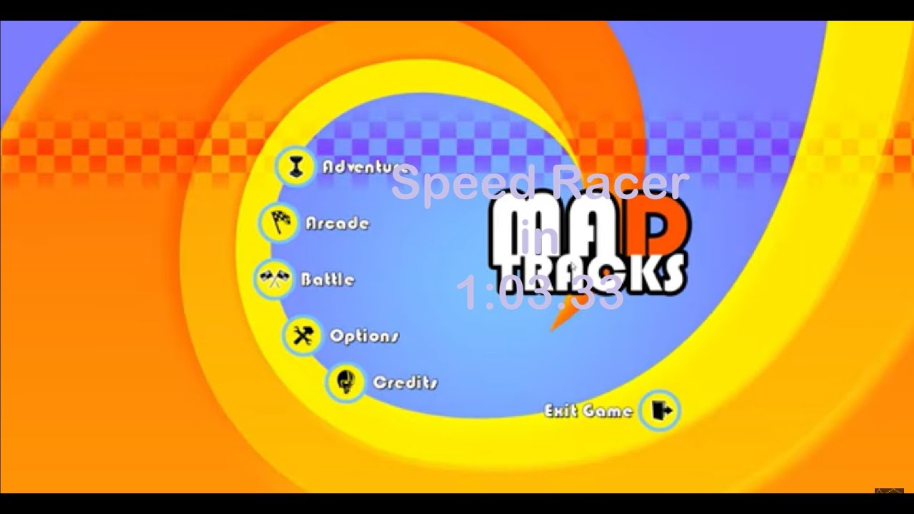 Mad Tracks Speedrun: Speed Racer in 1:03.33(Adventure)