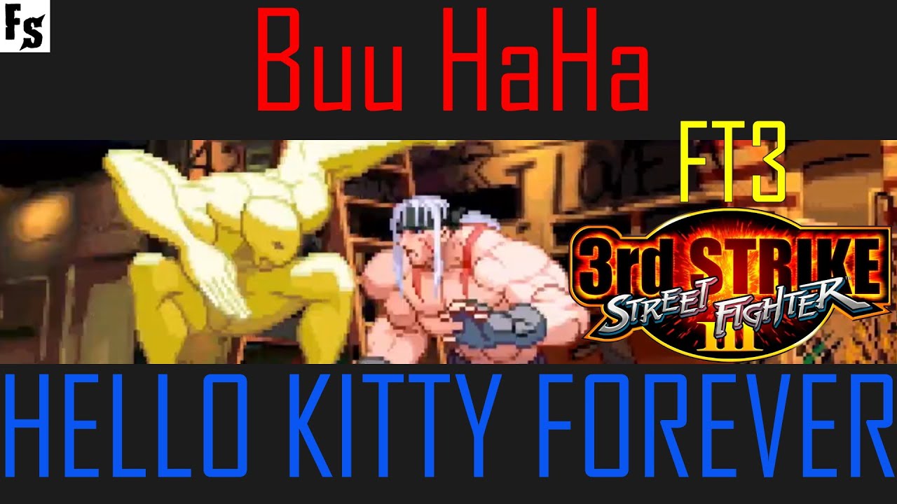 Street Fighter III: Third Strike - Buu HaHa [Twelve] vs HELLO KITTY FOREVER [Alex] (Fightcade FT3)