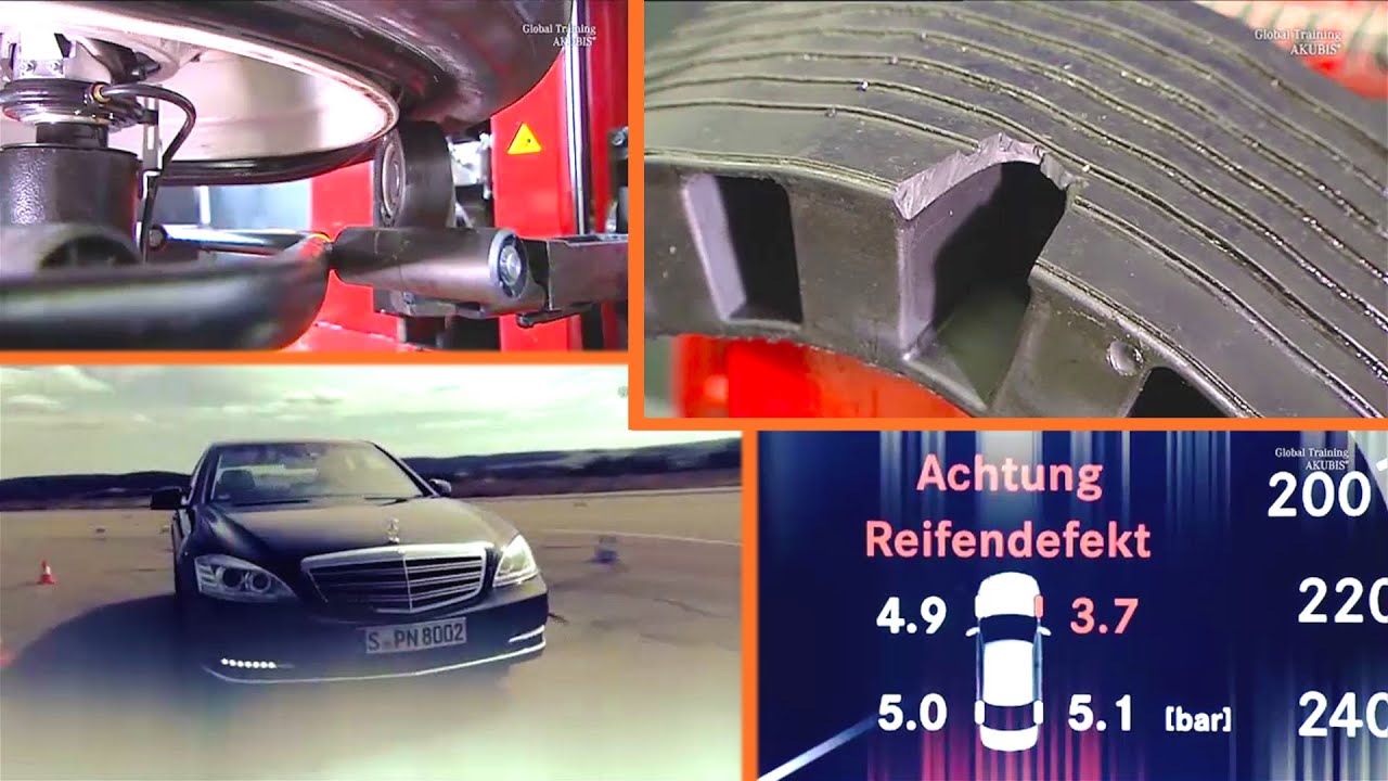 Umgang mit PAX-Reifen bei der Mercedes-Benz S-Klasse W221 - PAX-Reifen erneuern und montieren