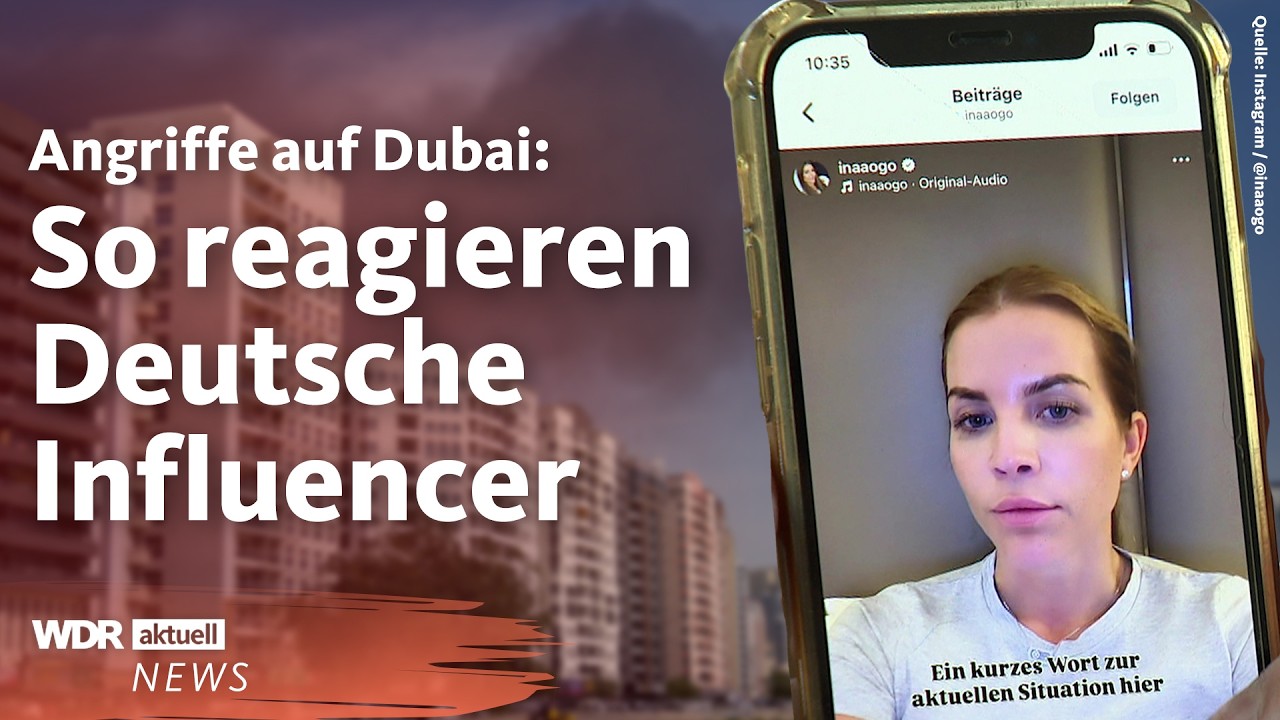 Krieg im Iran: Warum Dubai-Influencer gerade alle das Gleiche posten | WDR Aktuelle Stunde