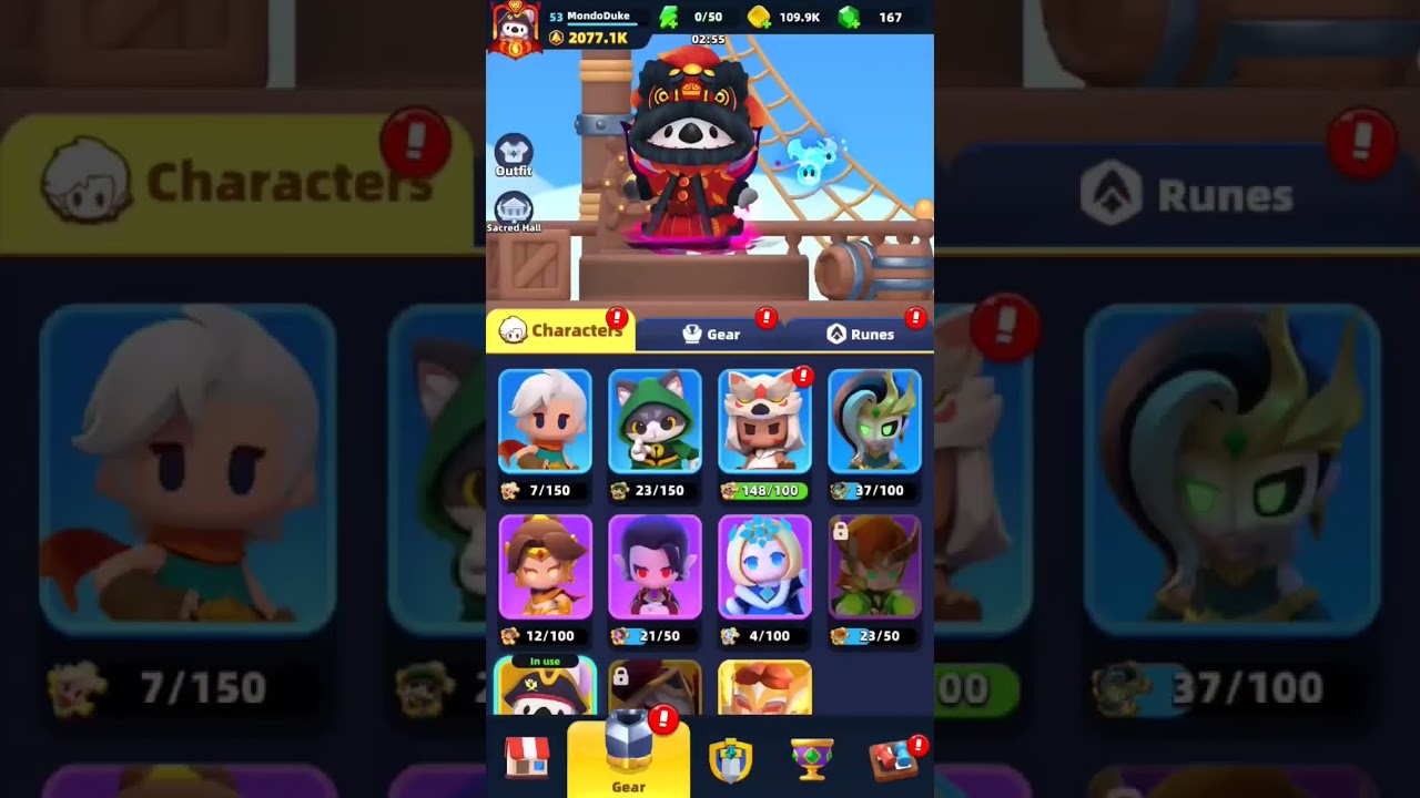 Archero 2 - Oracle Gear Level 100!! #gaming #games #archero2 #viral #fypシ゚viral
