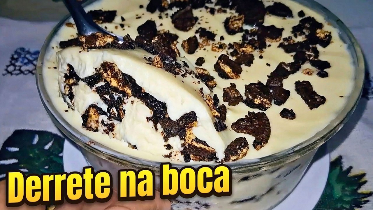 NÃO VAI AO FOGO! Sobremesa de Negresco com Limão Rápida e Irresistível!