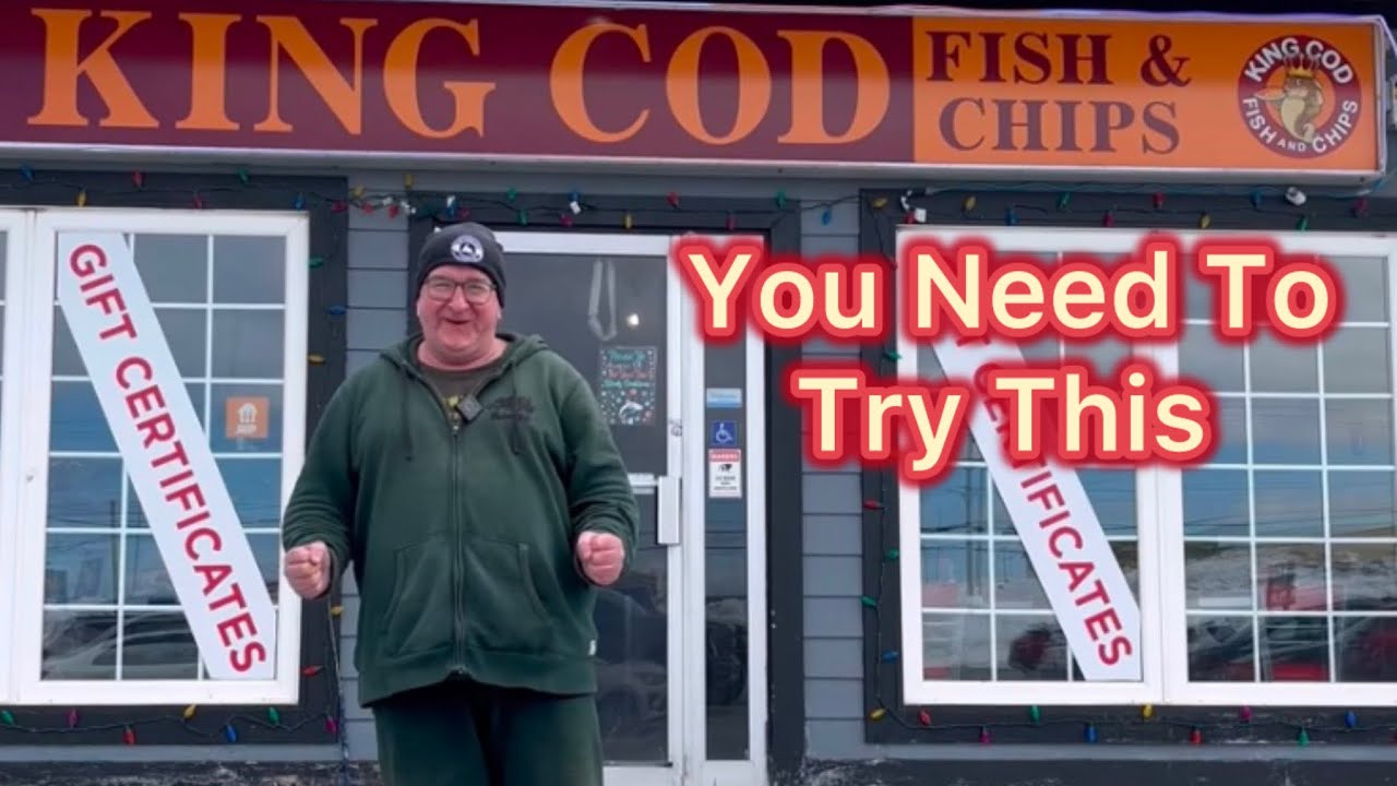 Это ЛУЧШАЯ рыба с картофелем фри в Ньюфаундленде? 🔥 Обзор King Cod!