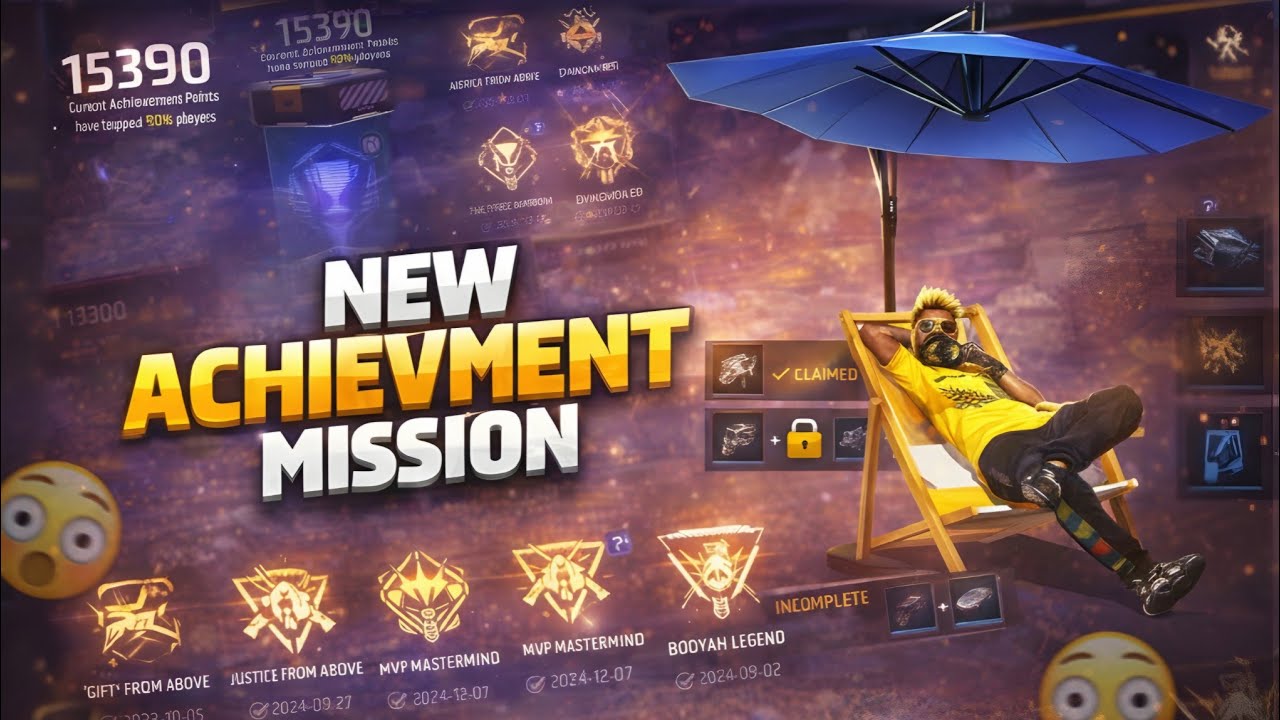 🔥 Free Fire New Achievement Mission 2026 🎯 Full Guide + All Rewards | Kaise Complete Kare