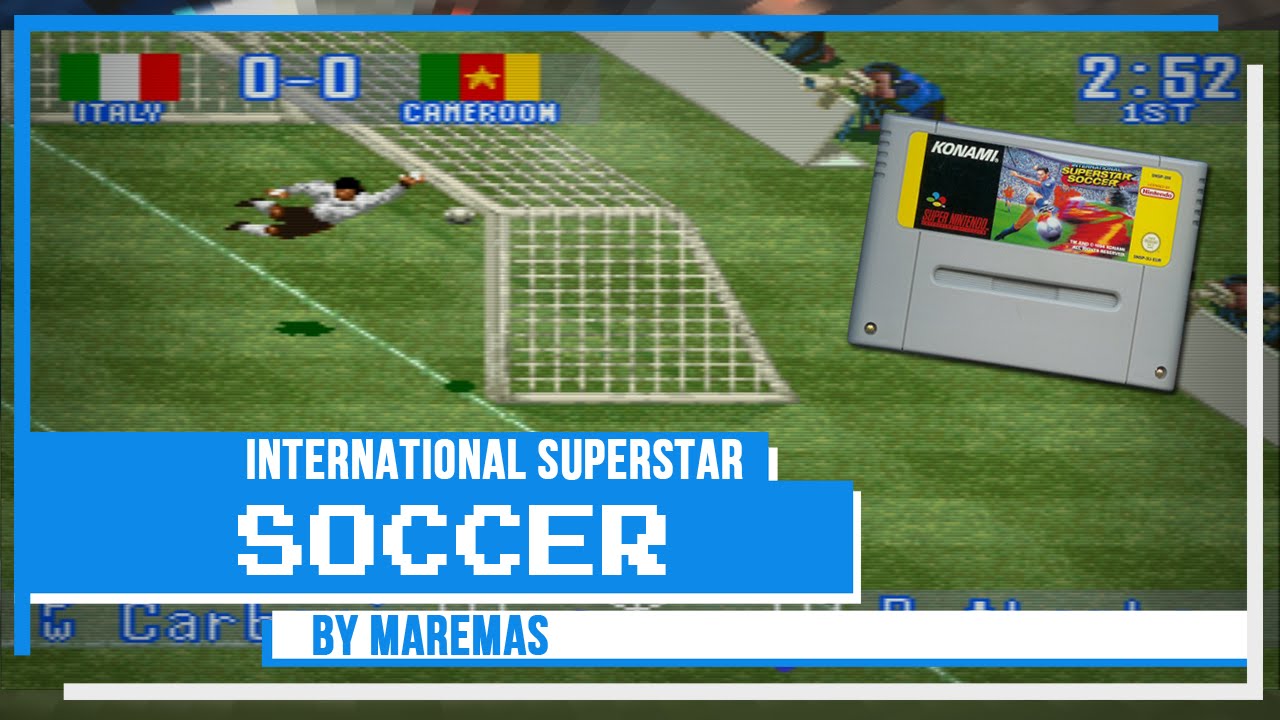 International SuperStar Soccer Gameplay | Italy Vs Cameroon (SNES)