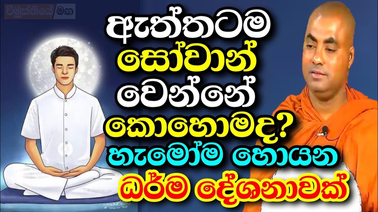 ඇත්තටම සෝවන් වෙන්නේ කොහොමද? හැමෝම හොයන දේශනාවක් | koralayagama saranathissa thero bana 2025