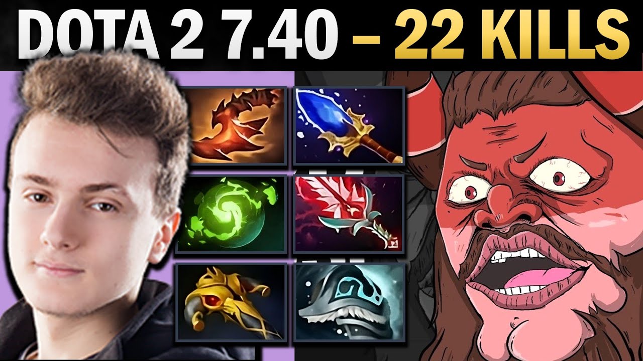 Beastmaster Pro MID with 22 Kills and Shivas - Dota Gameplay