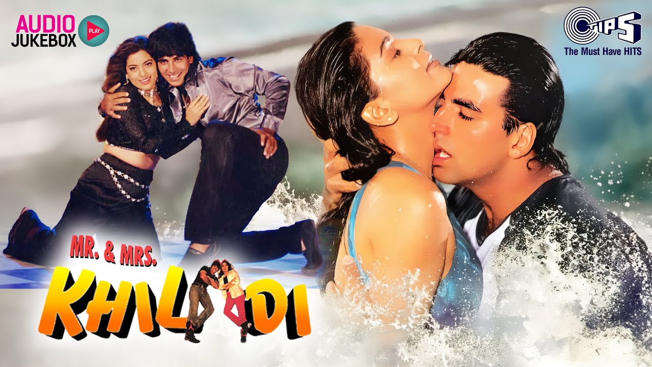 Mr. & Mrs. Khiladi Movie Songs Audio Jukebox | Akshay Kumar, Juhi Chawla | 90s Hits Hindi Songs