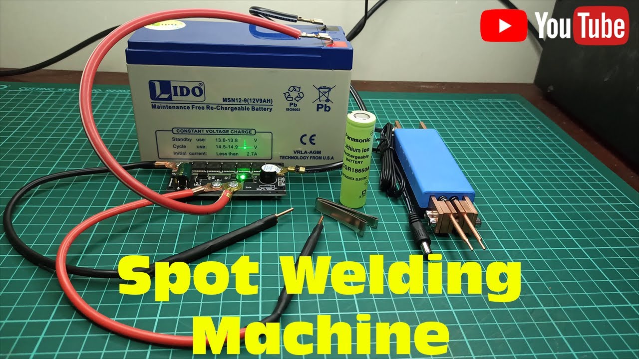 How to make Spot Welding Machine for lithium ion battery | DIY | Homemade