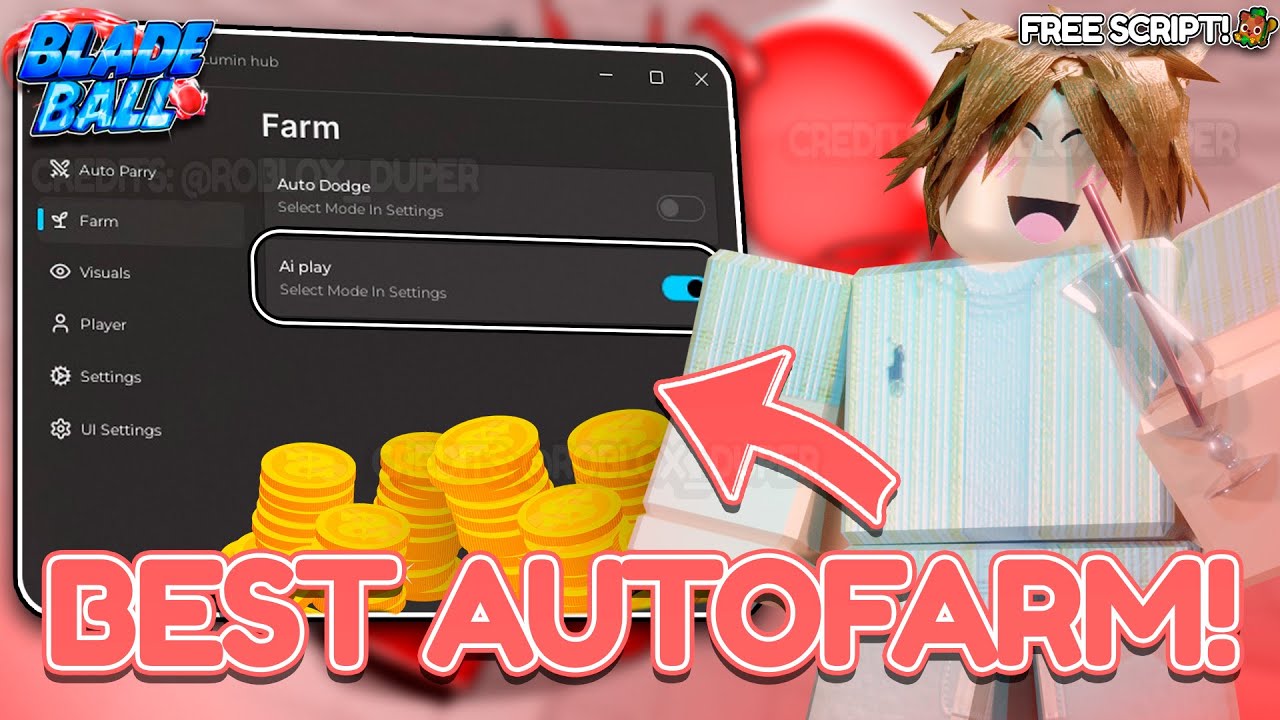 NEW OP AUTOFARM SCRIPT ON BLADE BALL!🏉100% SAFE!🏉| UNPATHCHED